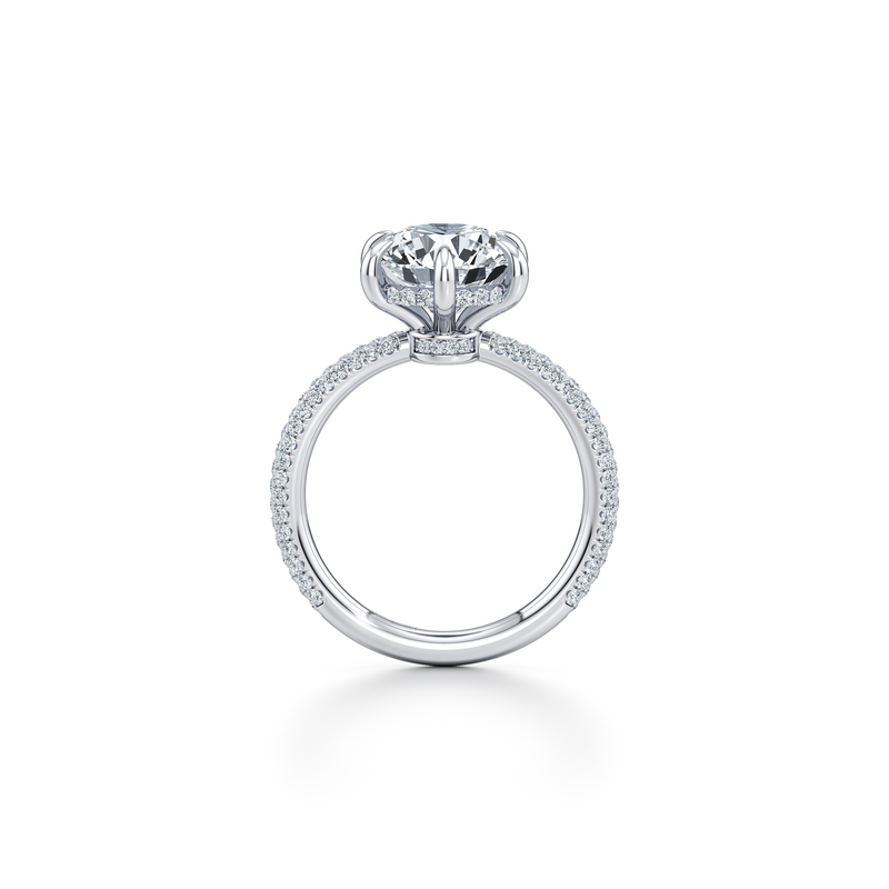 Audrey 6-Prong Solitaire Lab Diamond Engagement Ring image 4