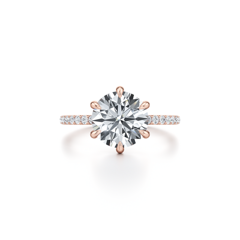 Audrey 6-Prong Solitaire Lab Diamond Engagement Ring image 9
