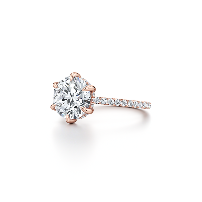 Audrey 6-Prong Solitaire Lab Diamond Engagement Ring image 10