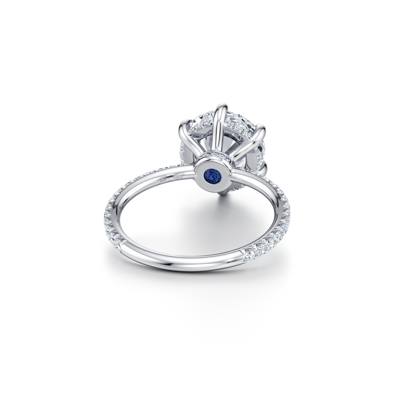 Audrey 6-Prong Solitaire Lab Diamond Engagement Ring image 3
