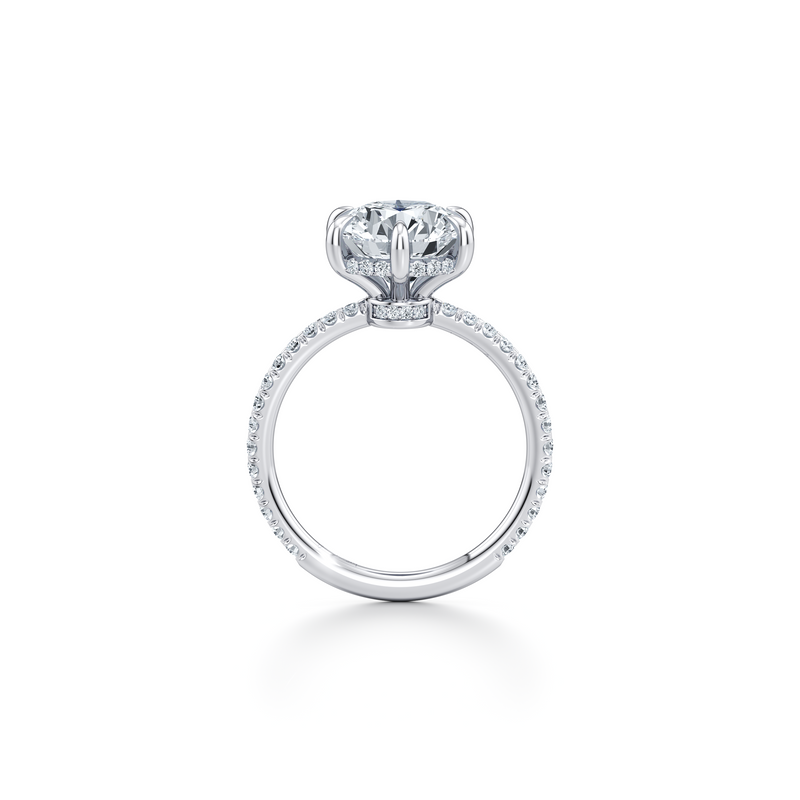 Audrey 6-Prong Solitaire Lab Diamond Engagement Ring image 4