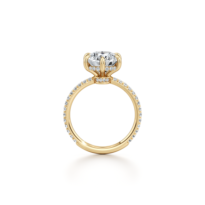 Audrey 6-Prong Solitaire Lab Diamond Engagement Ring image 8