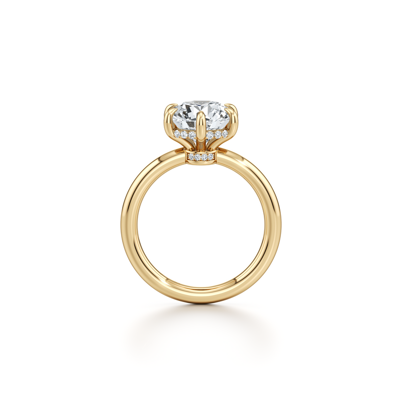 Audrey 6-Prong Solitaire Lab Diamond Engagement Ring image 8