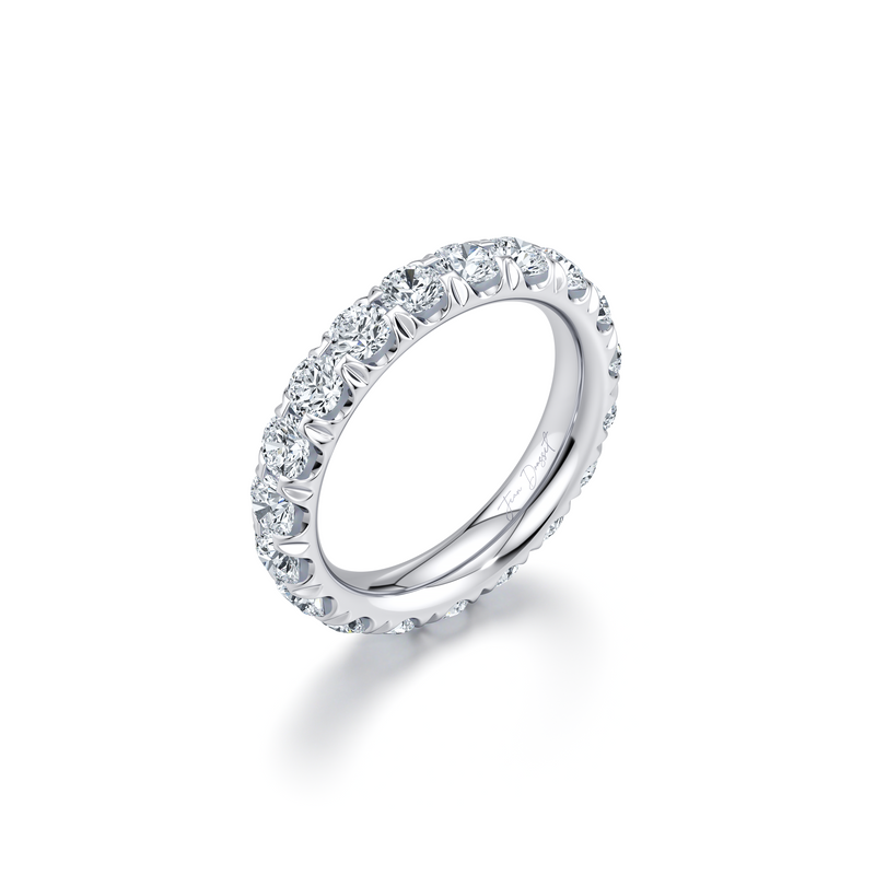 Audrey Large Lab Diamond Eternity Band image 1