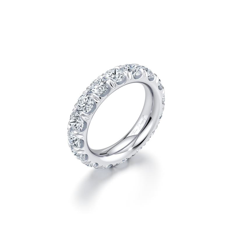 Audrey Large Lab Diamond Eternity Band image 10