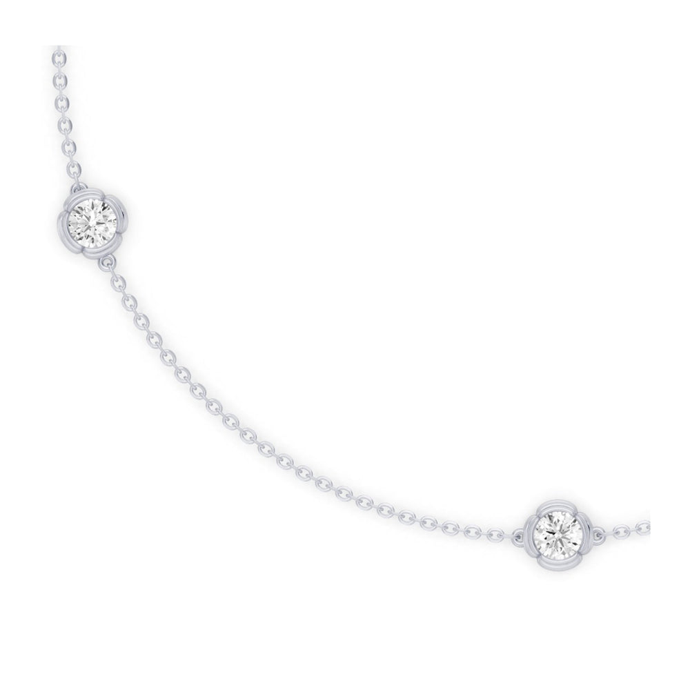 Dorée By The Yard  Round Brilliant Lab Diamond Bracelet image 2