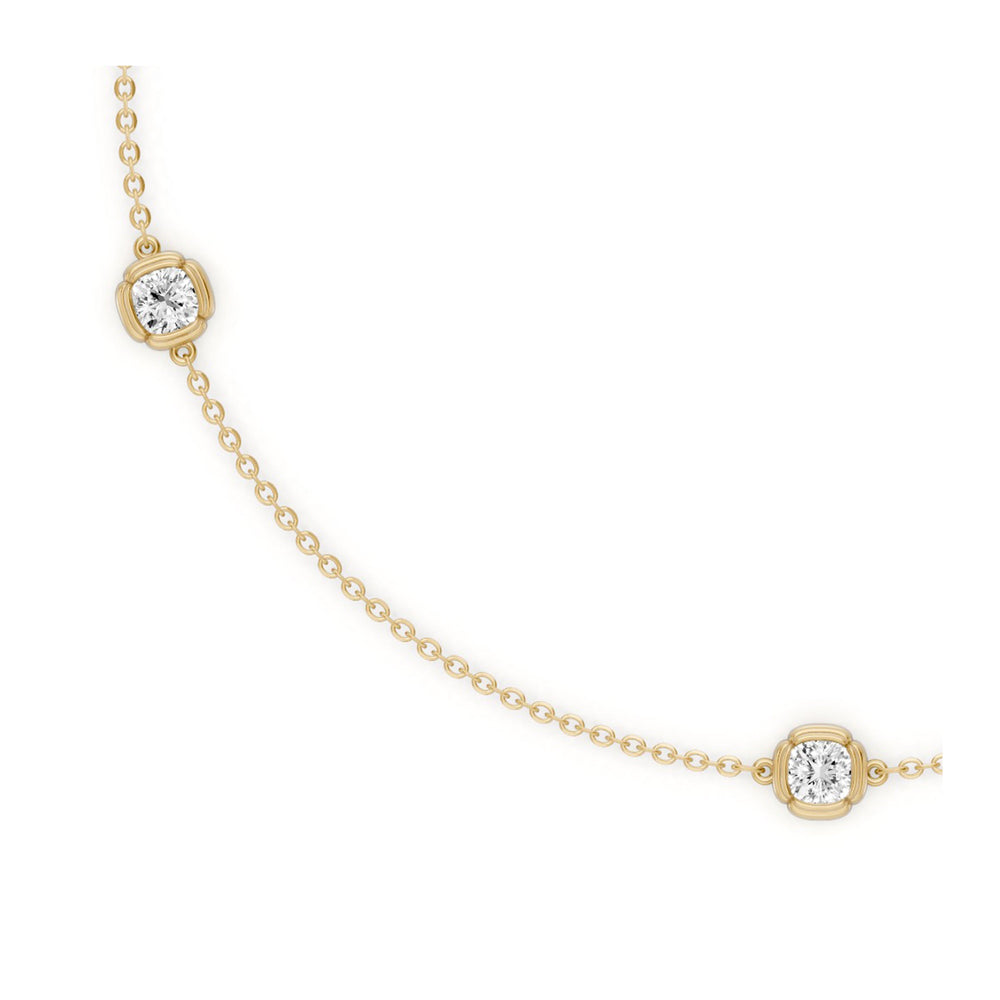 Dorée By The Yard Cushion Lab Diamond Bracelet image 6