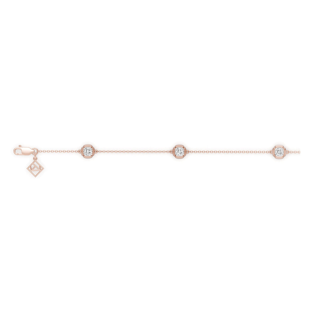 Dorée By The Yard Cushion Lab Diamond Bracelet image 11