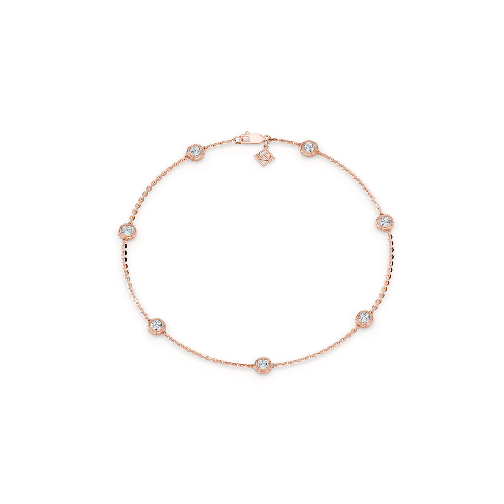 Dorée By The Yard Cushion Lab Diamond Bracelet image 9