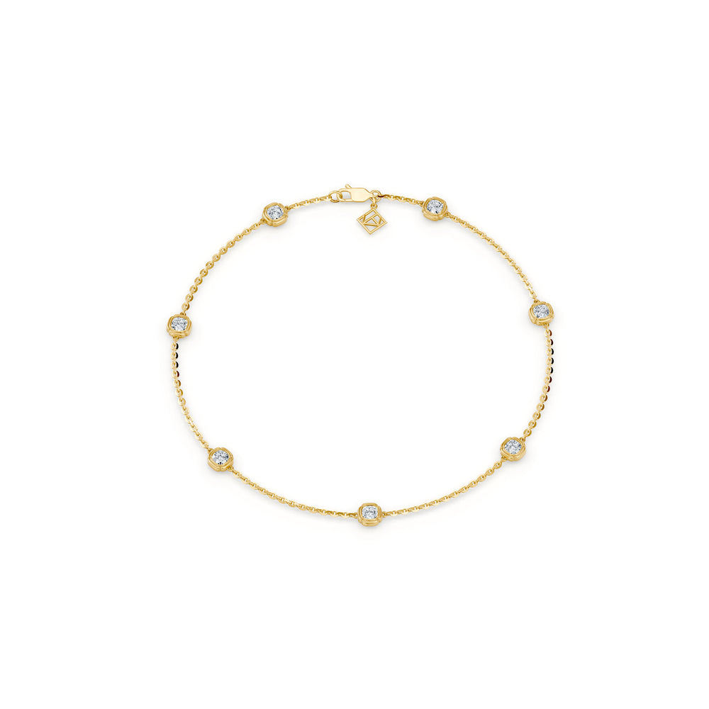 Dorée By The Yard Cushion Lab Diamond Bracelet image 5