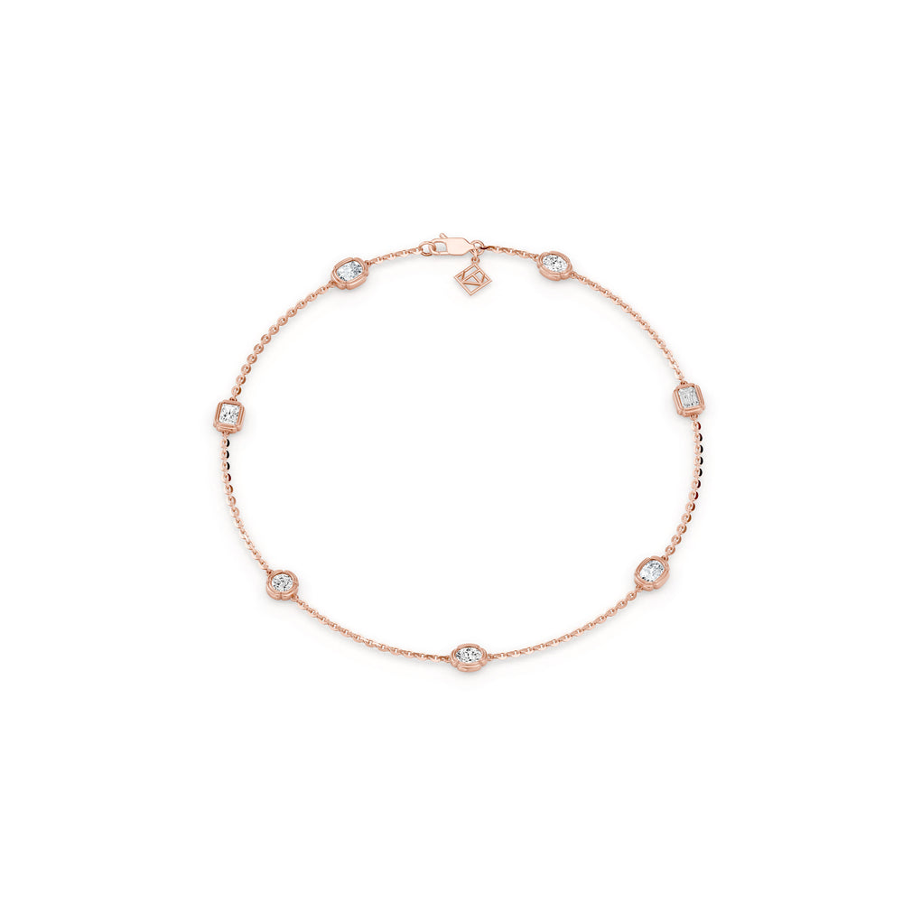Dorée By The Yard Mixed Shape Lab Diamond Bracelet image 9