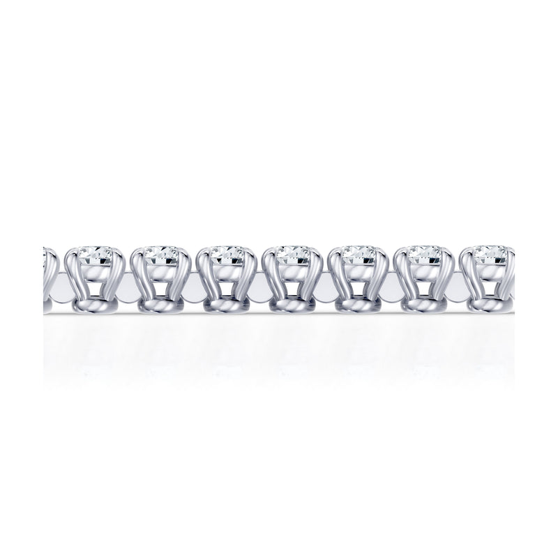 Olivia Round Brilliant Lab Diamond Tennis Bracelet image 2