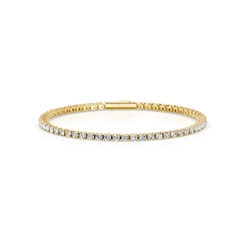 Olivia Round Brilliant Lab Diamond Tennis Bracelet image 6