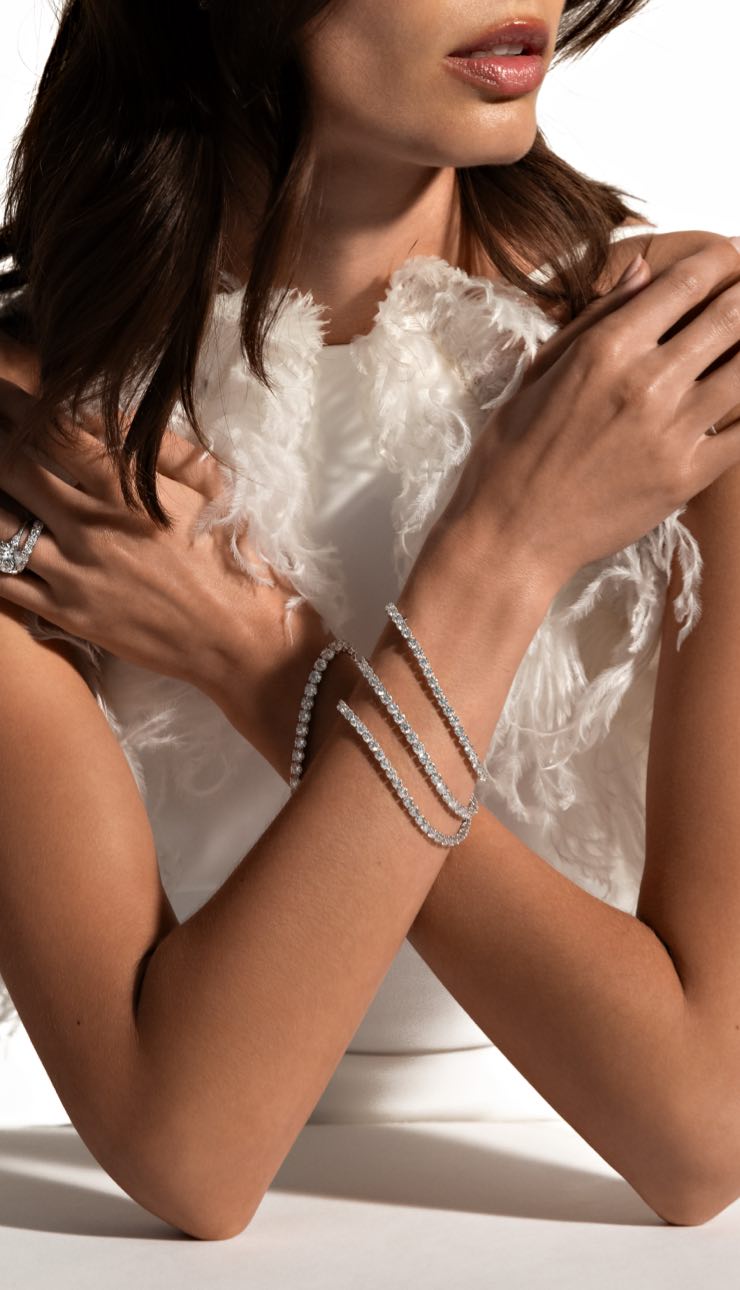 Diamond Bracelets Mobile Banner