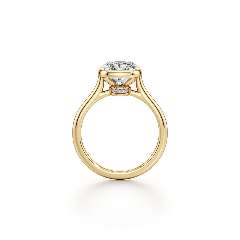 Chelsea Bezel Solitaire Lab Diamond Engagement Ring image 49