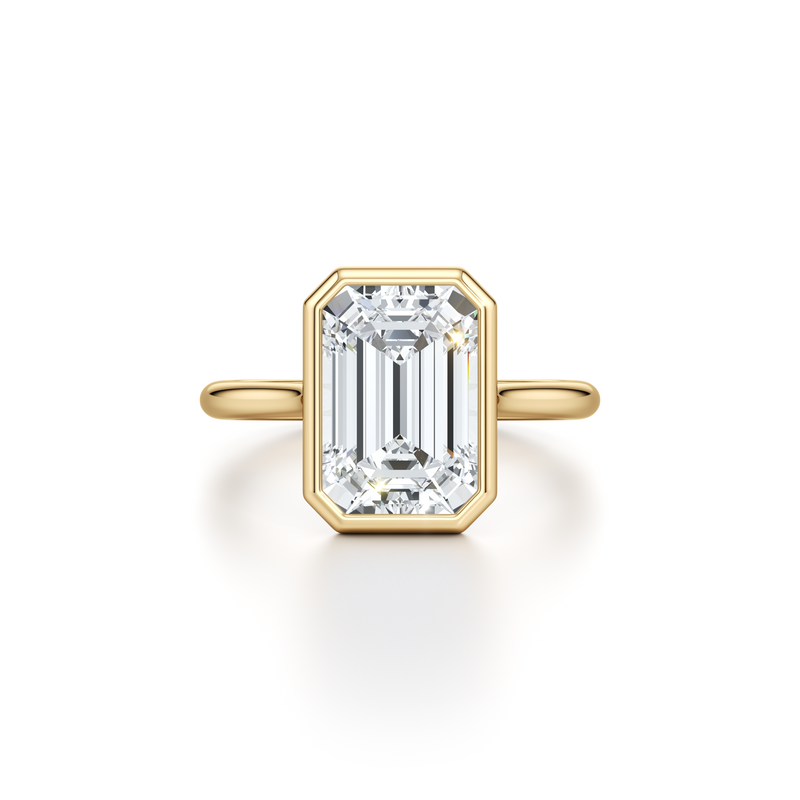 Chelsea Bezel Solitaire Lab Diamond Engagement Ring image 66