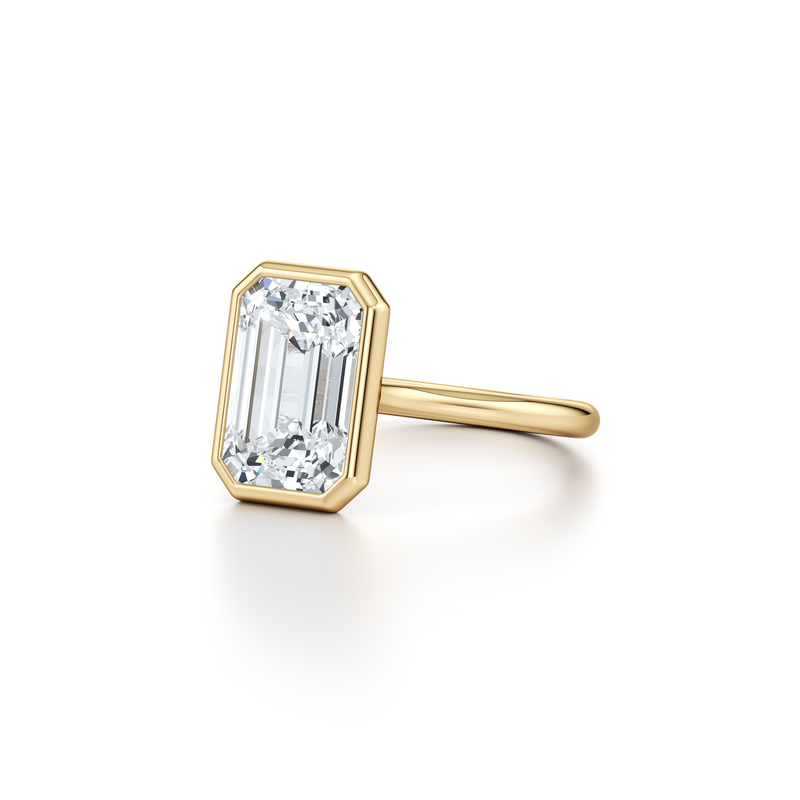 Chelsea Bezel Solitaire Lab Diamond Engagement Ring image 67