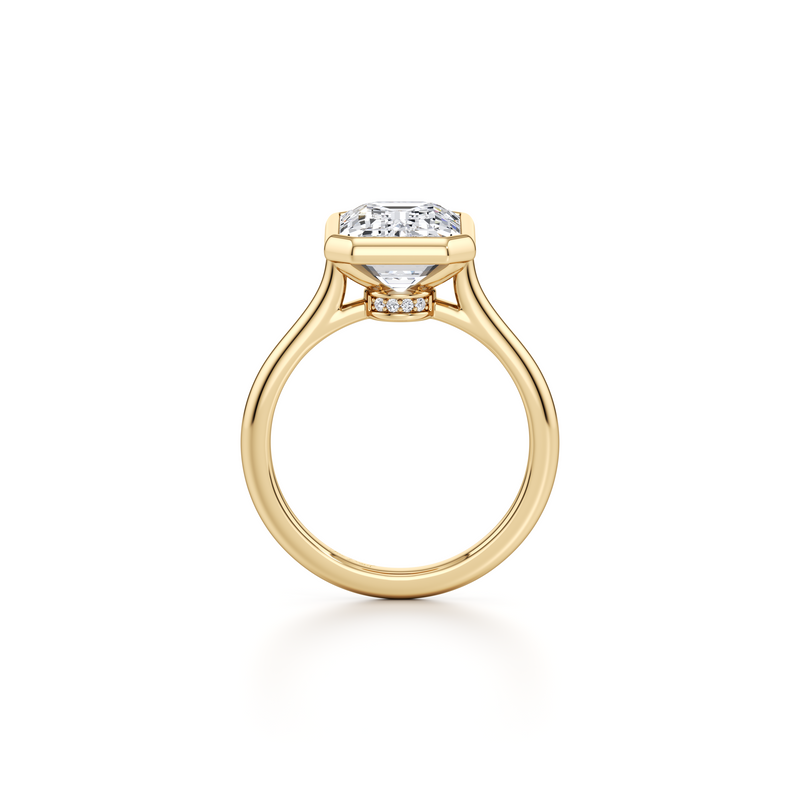 Chelsea Bezel Solitaire Lab Diamond Engagement Ring image 69