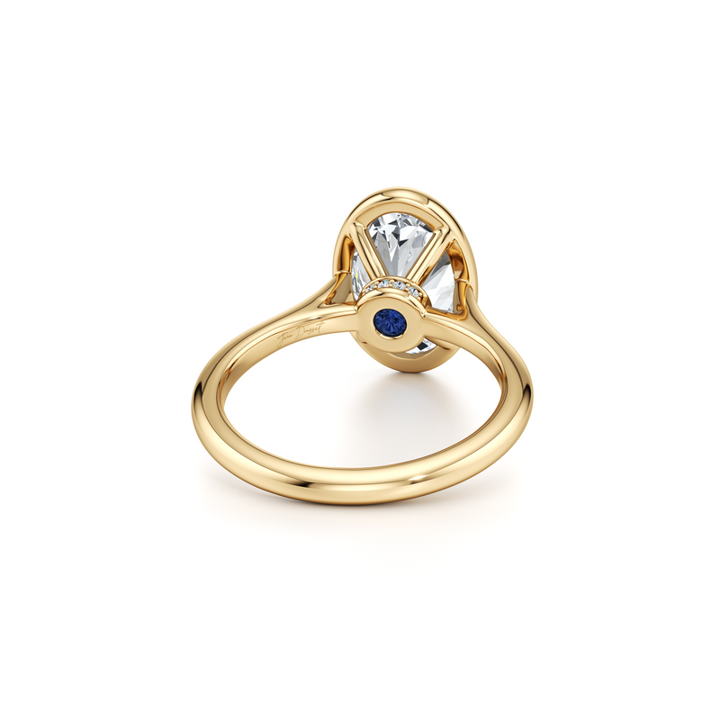Chelsea Bezel Solitaire Lab Diamond Engagement Ring image 28