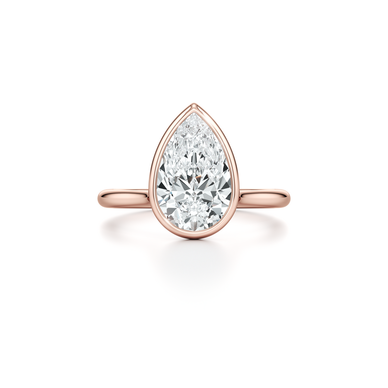 Chelsea Bezel Solitaire Lab Diamond Engagement Ring image 111