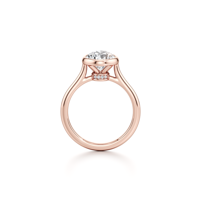 Chelsea Bezel Solitaire Lab Diamond Engagement Ring image 114
