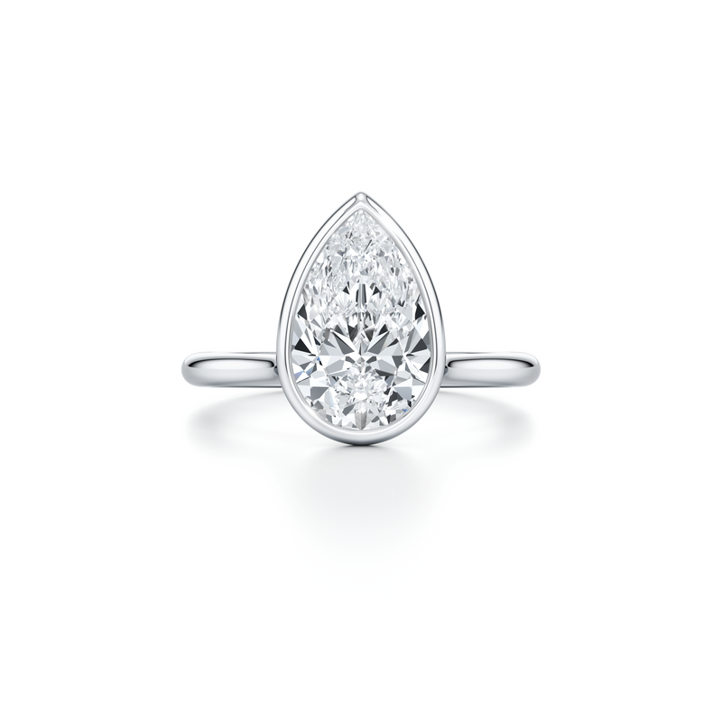 Chelsea Bezel Solitaire Lab Diamond Engagement Ring image 101