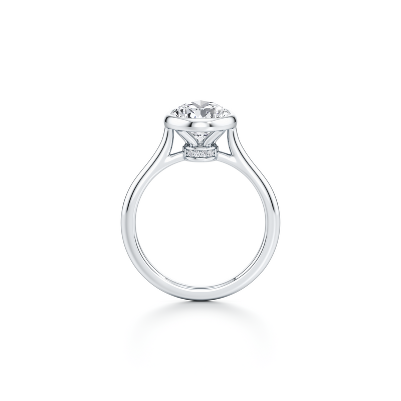Chelsea Bezel Solitaire Lab Diamond Engagement Ring image 104