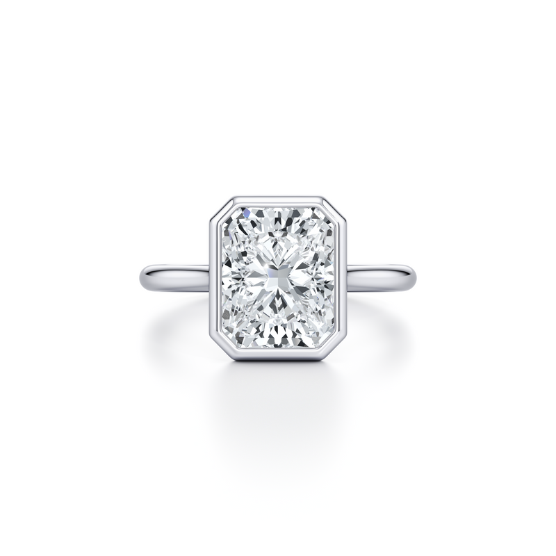 Chelsea Bezel Solitaire Lab Diamond Engagement Ring image 81