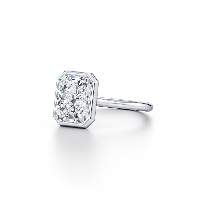 Chelsea Bezel Solitaire Lab Diamond Engagement Ring image 82