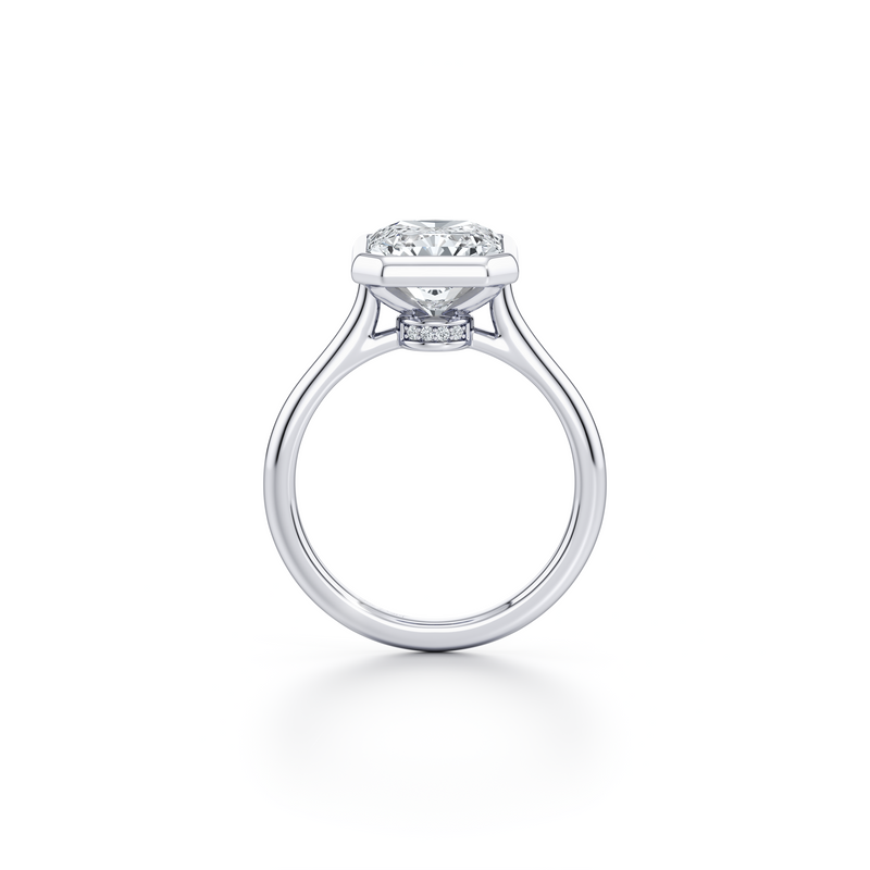 Chelsea Bezel Solitaire Lab Diamond Engagement Ring image 84