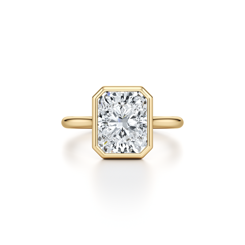 Chelsea Bezel Solitaire Lab Diamond Engagement Ring image 86