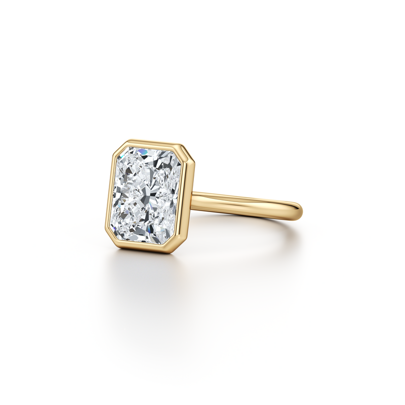 Chelsea Bezel Solitaire Lab Diamond Engagement Ring image 87