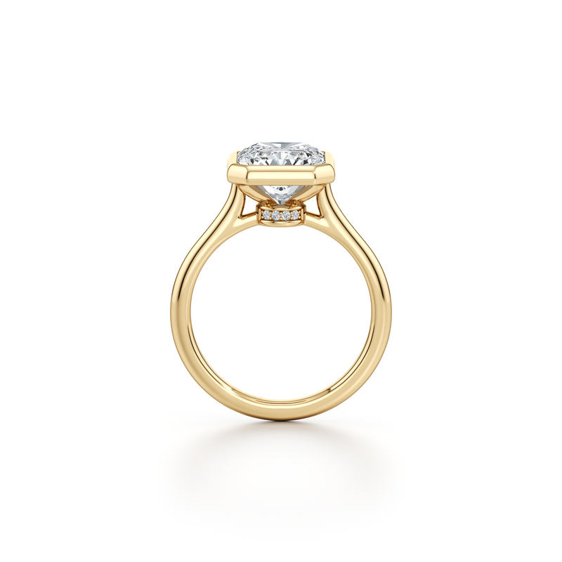 Chelsea Bezel Solitaire Lab Diamond Engagement Ring image 89