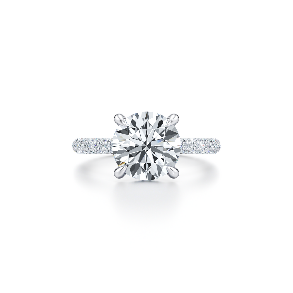 Chelsea Round Cut Lab Diamond Engagement Ring image 1