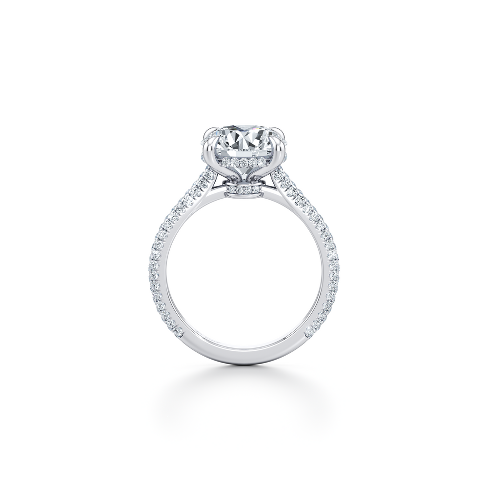 Chelsea Round Cut Solitaire Lab Diamond Engagement Ring image 4