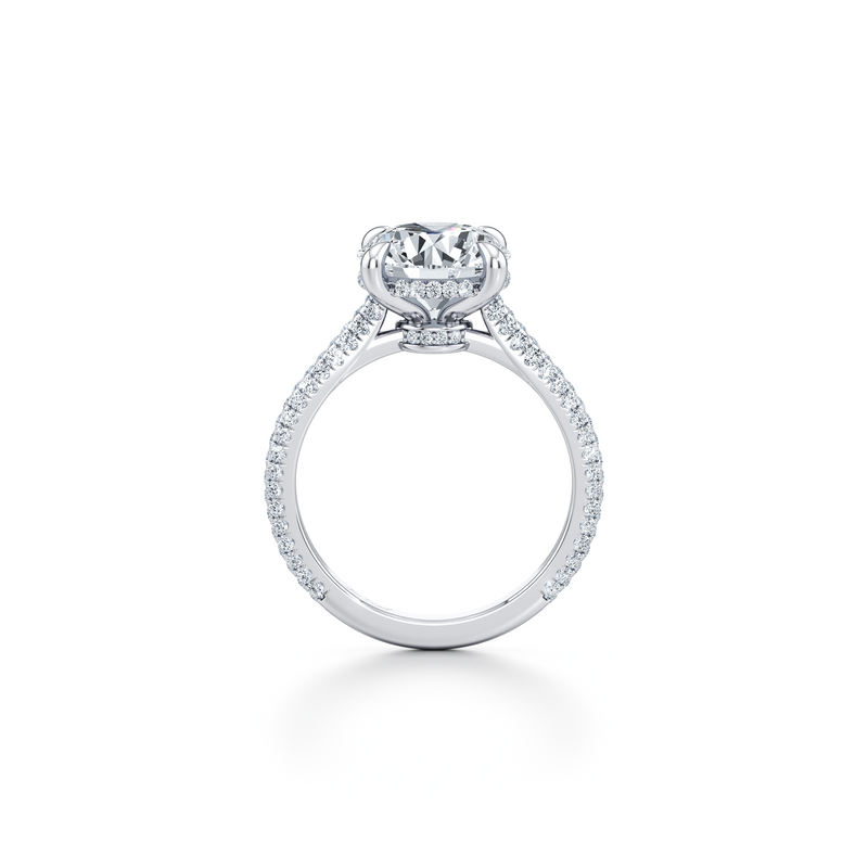 Chelsea Round Cut Solitaire Lab Diamond Engagement Ring image 4