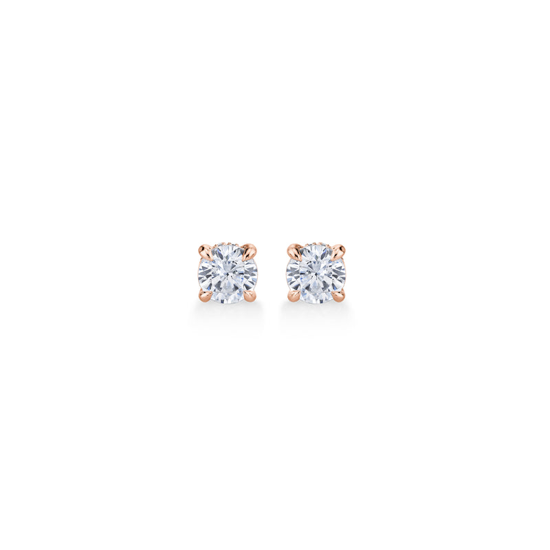 Chelsea Lab Diamond Round Brilliant Studs image 3