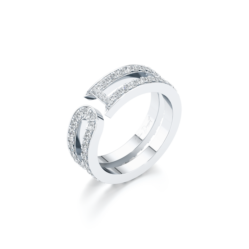 Dousset Open Wrap Pavé Ring image 10