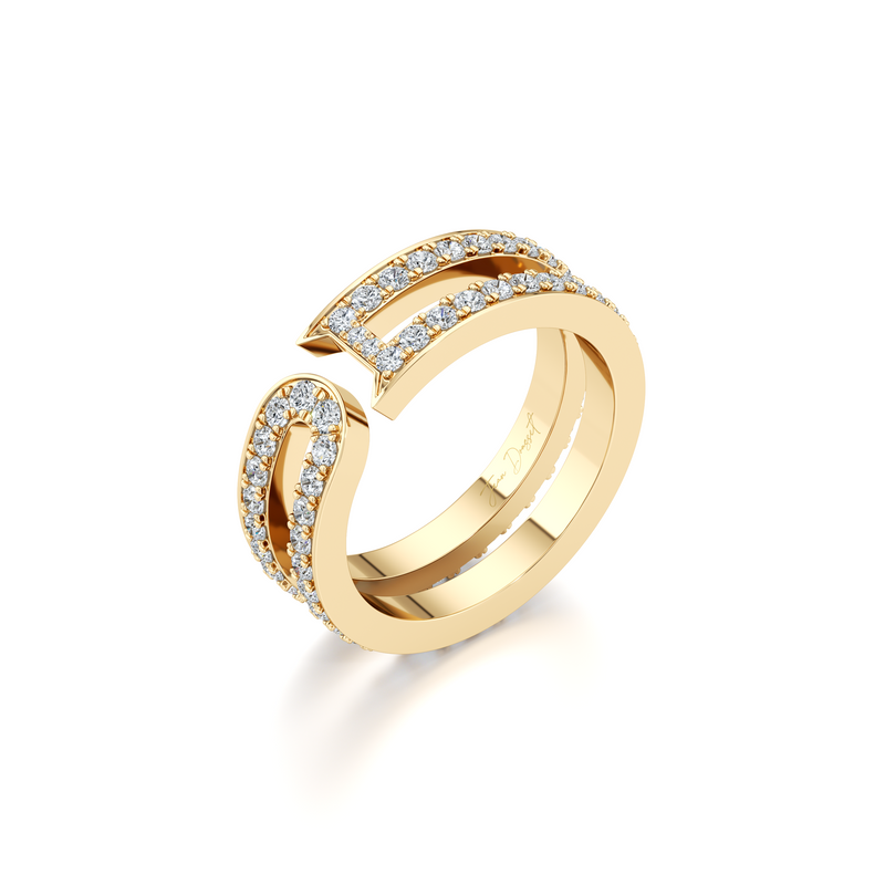 Dousset Open Wrap Pavé Ring image 11