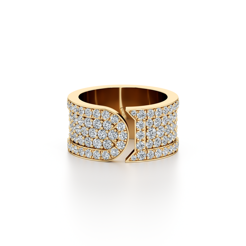 Dousset Pavé Wrap Ring image 7