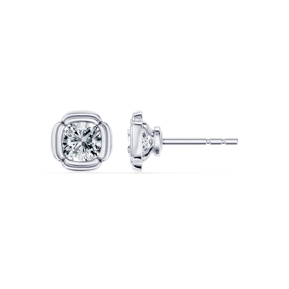 Dorée Lab Diamond Cushion Studs image 11