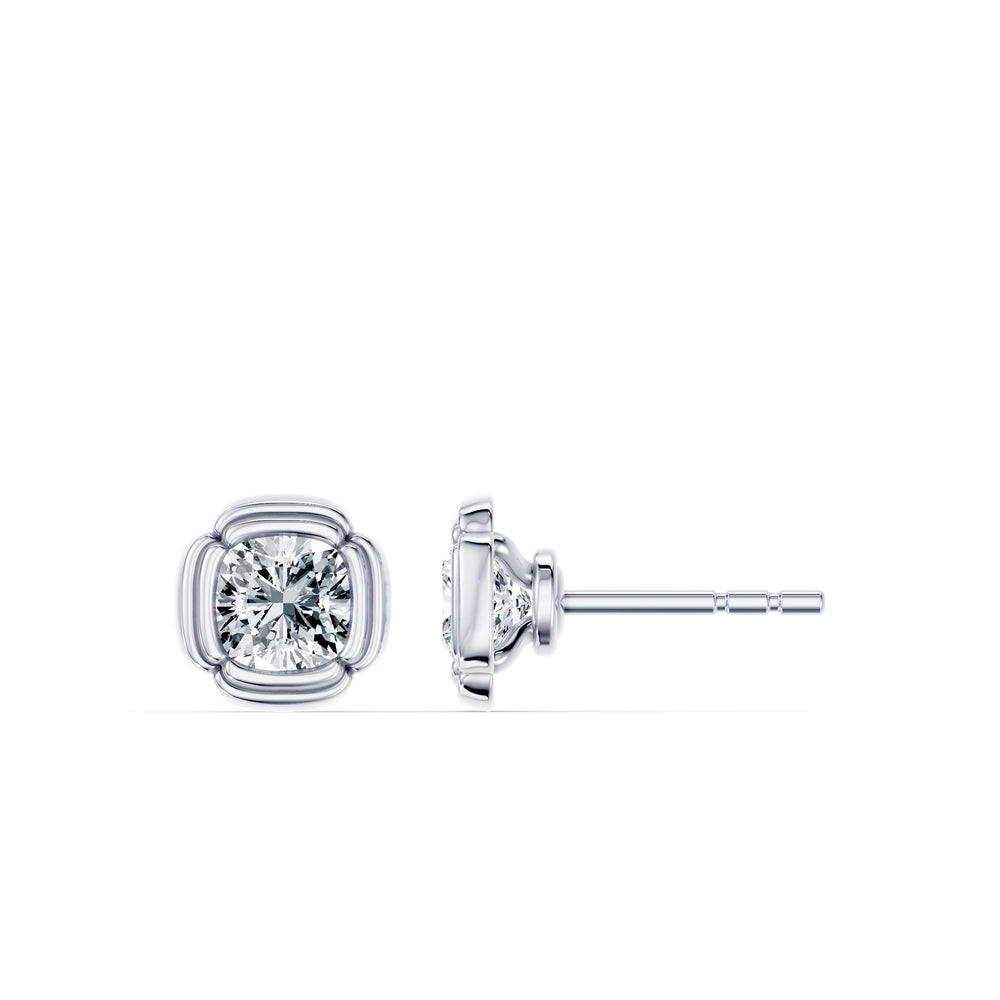 Dorée Lab Diamond Cushion Studs image 11