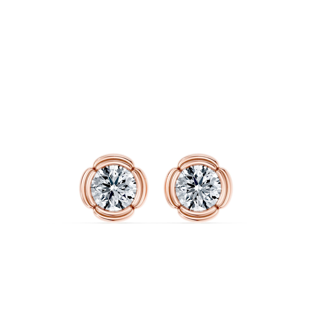 Dorée Lab Diamond Round Brilliant Studs image 7