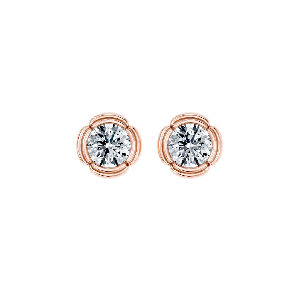 Dorée Lab Diamond Round Brilliant Studs image 7