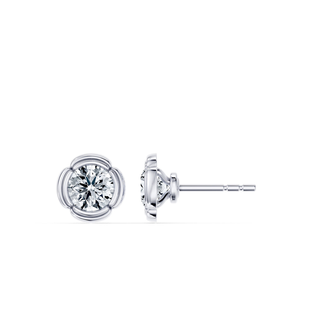 Dorée Lab Diamond Round Brilliant Studs image 11