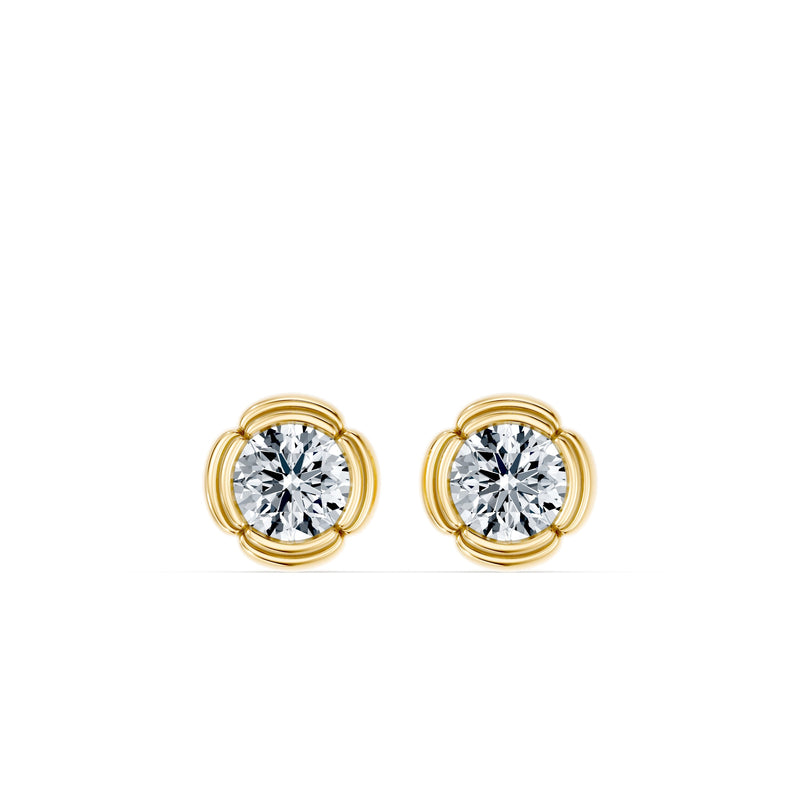 Dorée Lab Diamond Round Brilliant Studs image 4