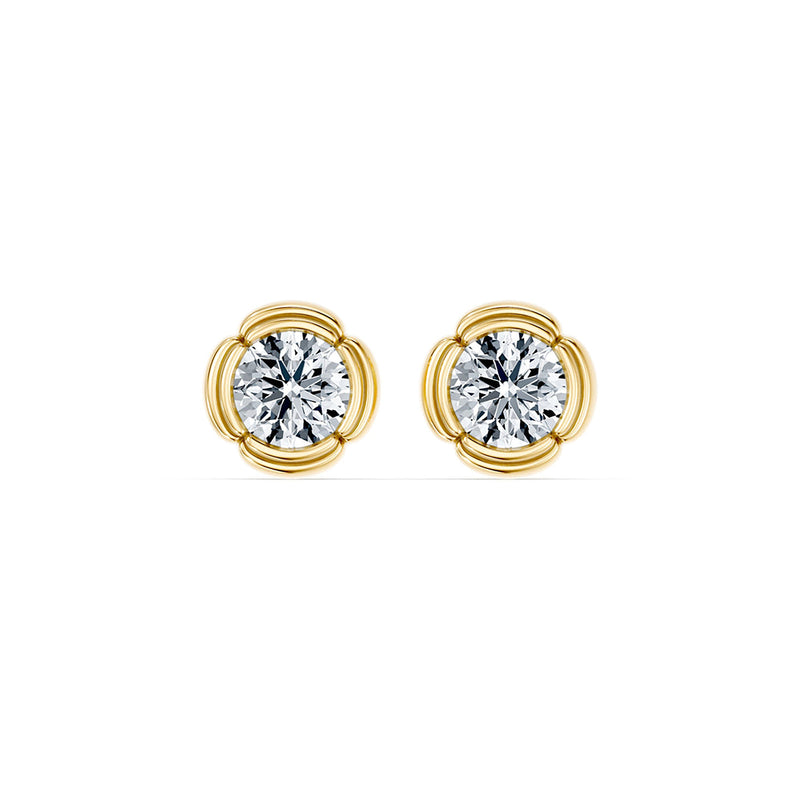 Dorée Lab Diamond Round Brilliant Studs image 4