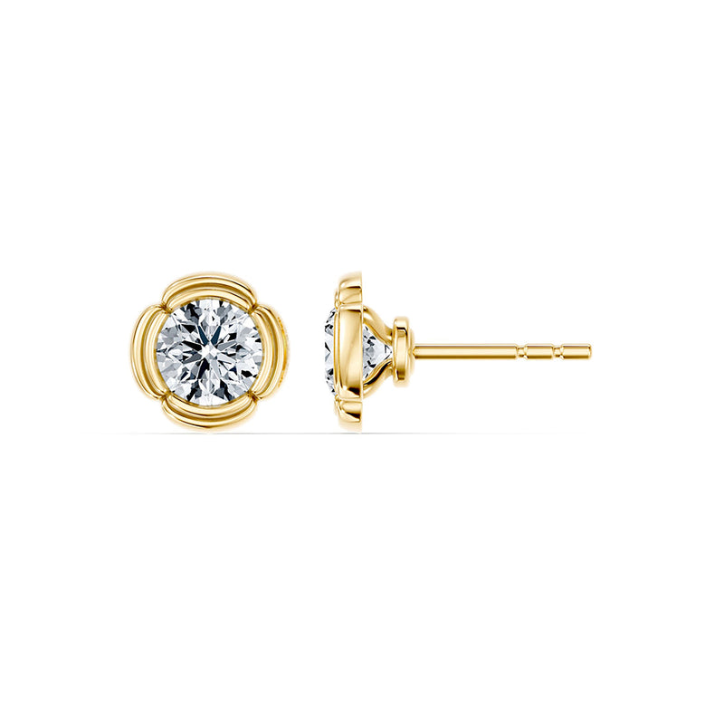 Dorée Lab Diamond Round Brilliant Studs image 5