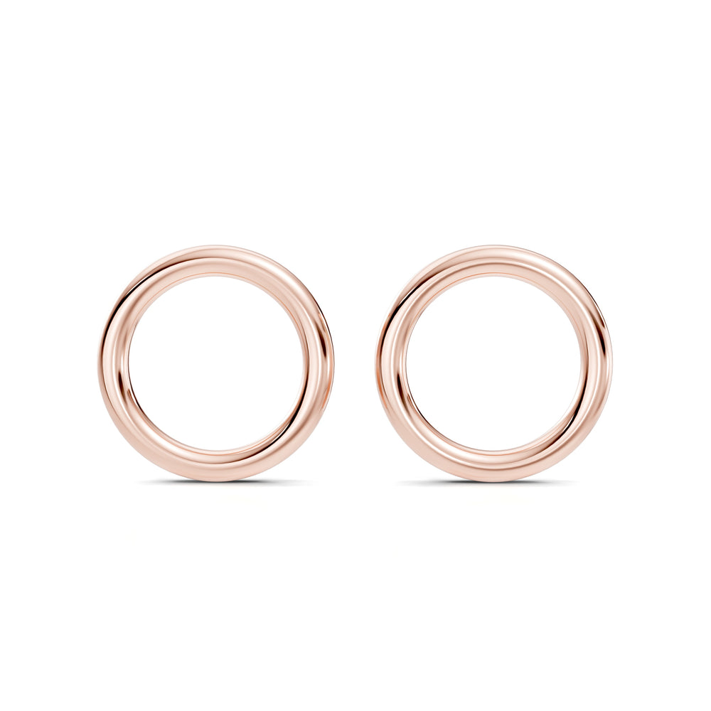 Audrey Front Hoop High Polish Earrings image 9