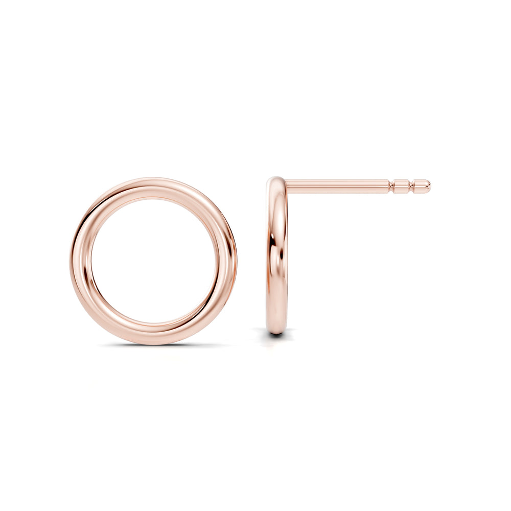 Audrey Front Hoop High Polish Earrings image 10